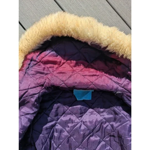 Vintage Hudson's Bay Wool Children's / Kids Parka Coat - "Baymart" 1970s Sz 8-10 - Picture 9 of 14
